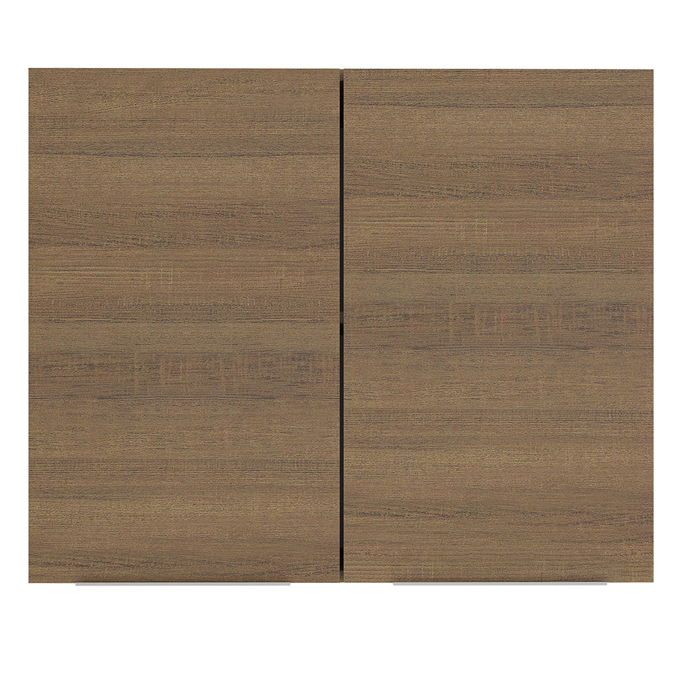 Armário Aéreo Madesa Stella 80 cm 2 Portas Rustic