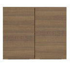 Armário Aéreo Madesa Stella 80 cm 2 Portas Rustic