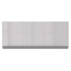 Armário Aéreo Madesa Acordes 100% MDF 80 cm 1 Porta Basculante Branco Brilho