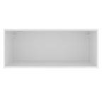 Armário Aéreo Madesa Glamy 80 cm 1 Porta Basculante Branco