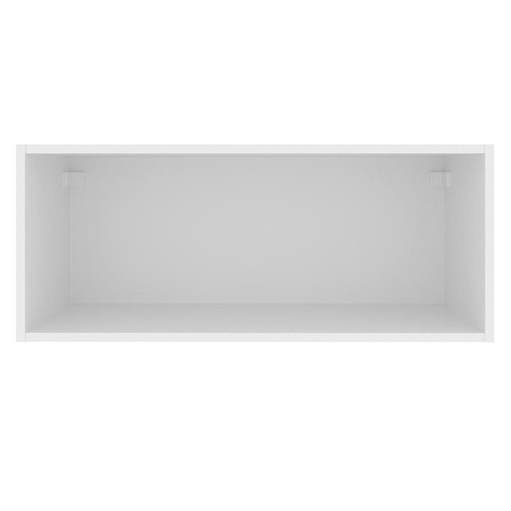 Armário Aéreo Madesa Glamy 80 cm 1 Porta Basculante Branco