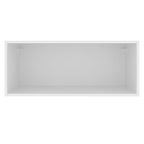 Armário Aéreo Madesa Glamy 80 cm 1 Porta Basculante Branco/Crema