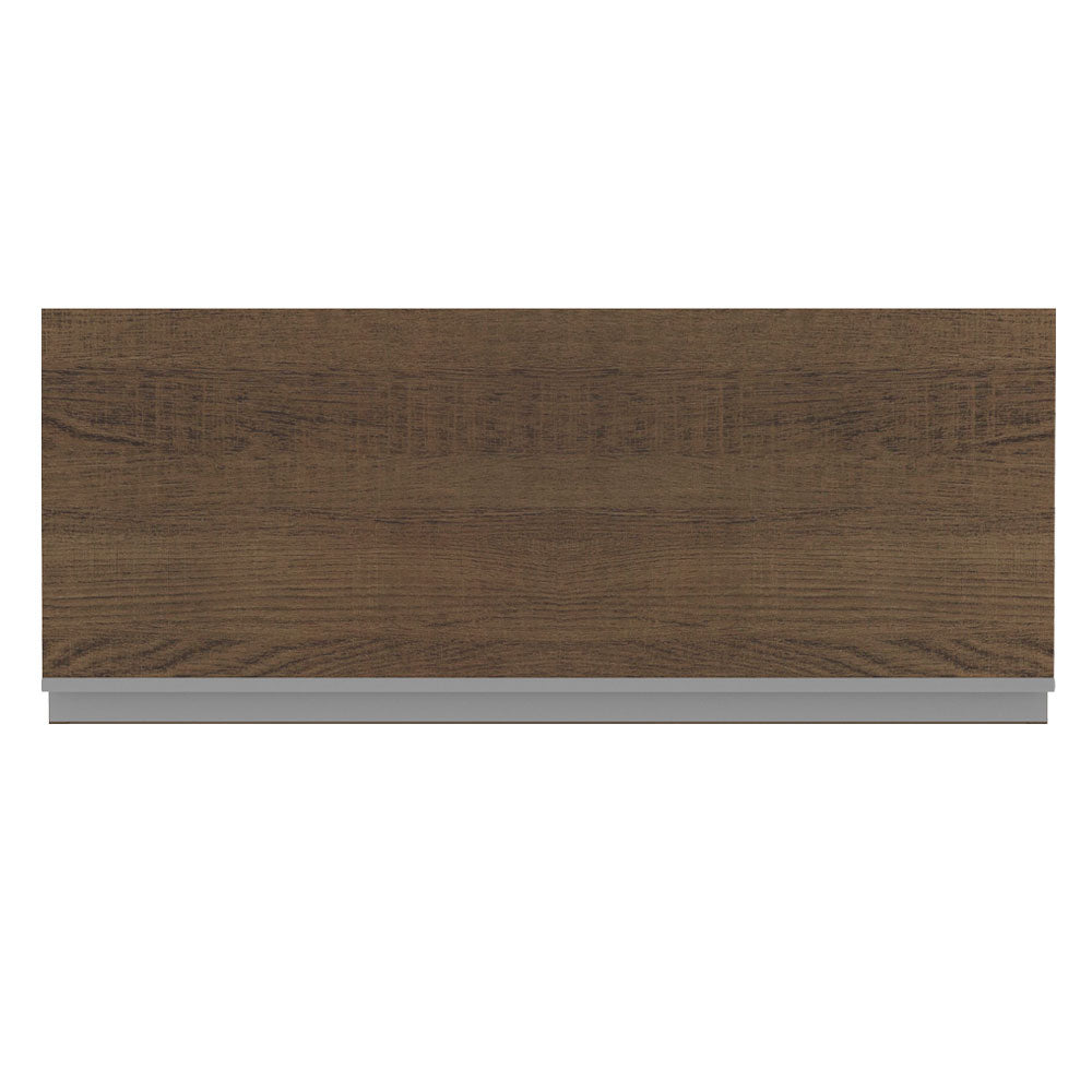 Armário Aéreo Madesa Glamy 80 cm 1 Porta Basculante Rustic