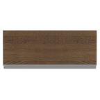 Armário Aéreo Madesa Acordes 100% MDF 80 cm 1 Porta Basculante Branco/Rustic