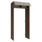 Porta-Geladeira 103 cm 1 Porta Basculante Rustic/Crema Vik Madesa