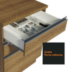 Armário de Cozinha Completa de Canto 399cm Rustic Glamy Madesa 02