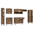 Armário de Cozinha Completa 325cm Rustic Emilly Madesa 07