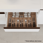 Armário de Cozinha Compacta 190cm Branco Reims Madesa 07