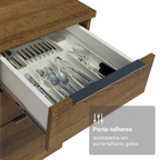 Armário de Cozinha Completa 270cm Rustic Stella Madesa 11