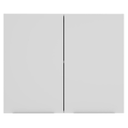 Armário Aéreo para Quarto 80 cm 2 Portas Branco Neo Madesa