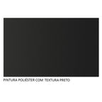 Rack Madesa Cancun com Pés e Painel para TV até 65 Polegadas Preto/Preto 8ND8