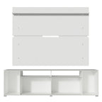 Rack Madesa Cancun e Painel para TV até 65 Polegadas Branco