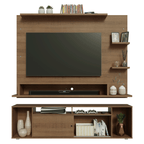 Rack com Painel para TV até 60 Polegadas 180 cm Rustic Cancun Madesa