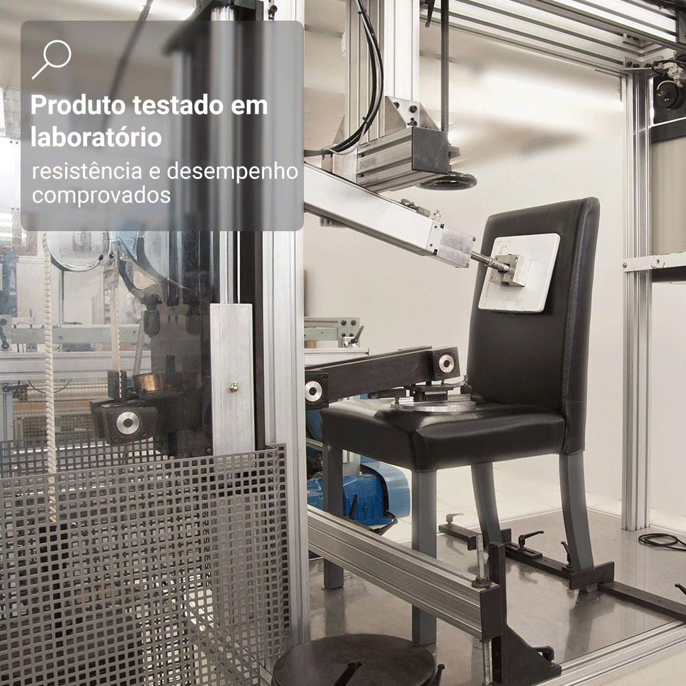 Conjunto Sala de Jantar Mesa Tampo de Madeira 6 Cadeiras Rustic/Preto Bahamas Madesa