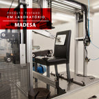 Conjunto Sala de Jantar Madesa Magda Mesa Tampo de Vidro com 4 Cadeiras Rustic/Floral Hibiscos