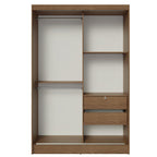 Guarda-Roupa Infantil Madesa Nick 2 Portas de Correr Rustic