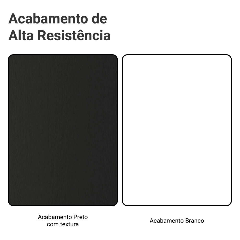 Guarda-Roupa Casal 3 Portas de Correr com Espelhos Preto/Branco Nobre Madesa