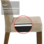 Kit 2 Cadeiras de Jantar 4256 com Espaldar Rustic/Imperial Madesa