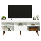 Rack para TV até 75 Polegadas Lille Madesa 180 cm 1 Porta Branco