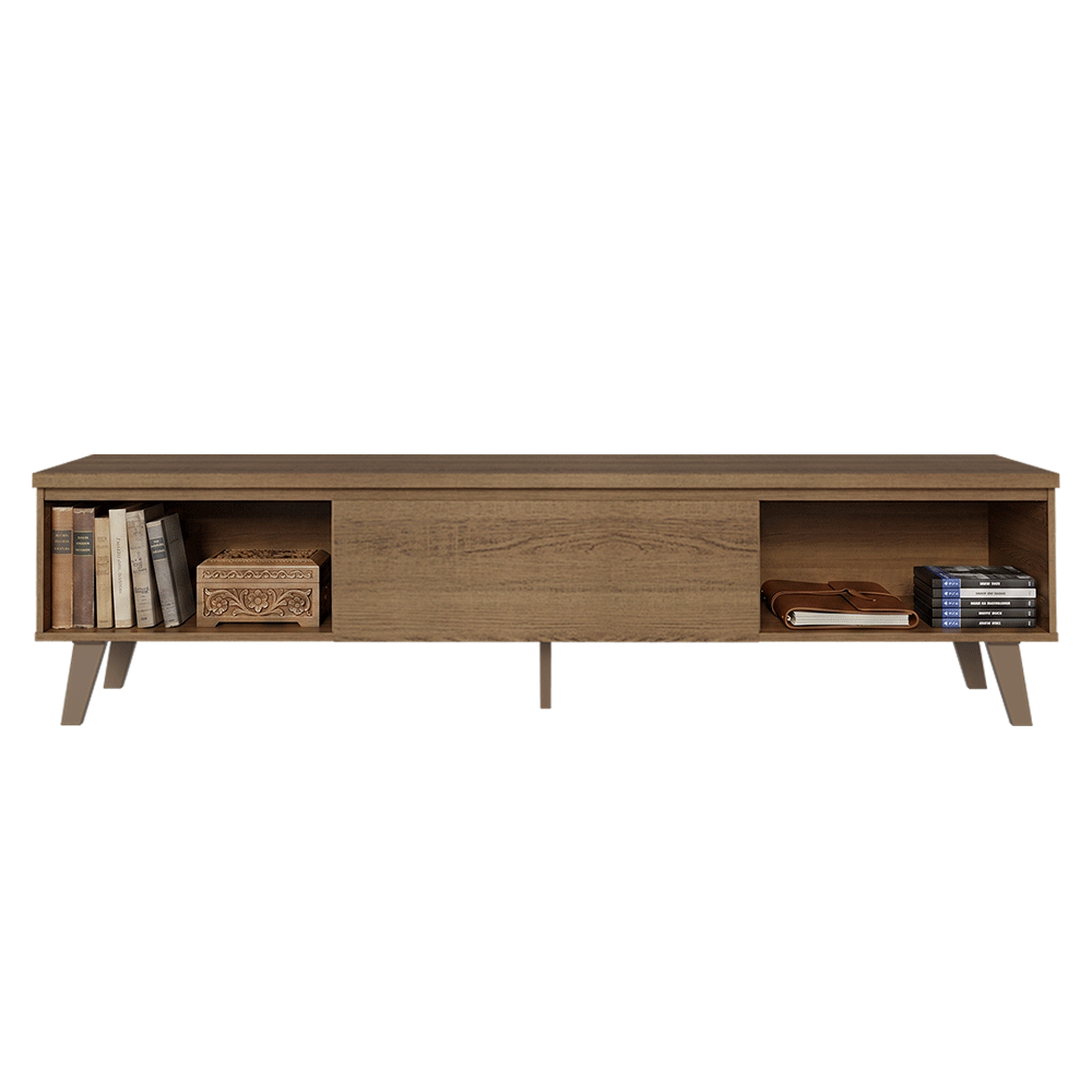 Rack para TV até 75 Polegadas 180 cm 2 Portas 1 Gaveta Rustic Dune Madesa