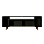 Rack para TV até 65 Polegadas Madesa Cancun com Pés Preto 8N5Z