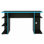 Mesa para Computador Gamer Madesa 9409 Preto/Azul