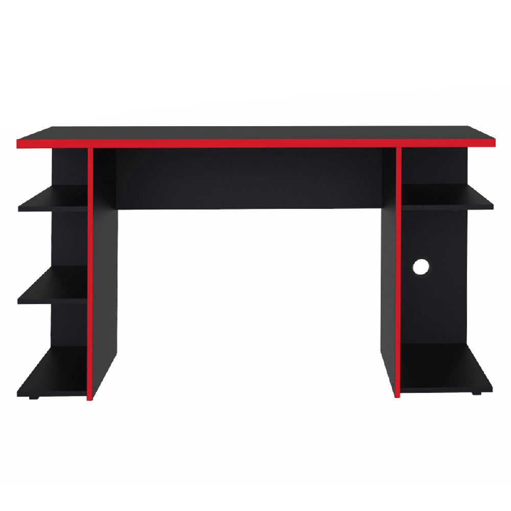 Mesa para Computador Gamer Madesa 9409 Preto/Vermelho