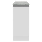 Balcão Madesa Glamy 35 x 60 cm 1 Porta (Com Tampo) Branco
