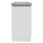 Balcão Madesa Glamy 40 x 60 cm 1 Porta (Com Tampo) Branco