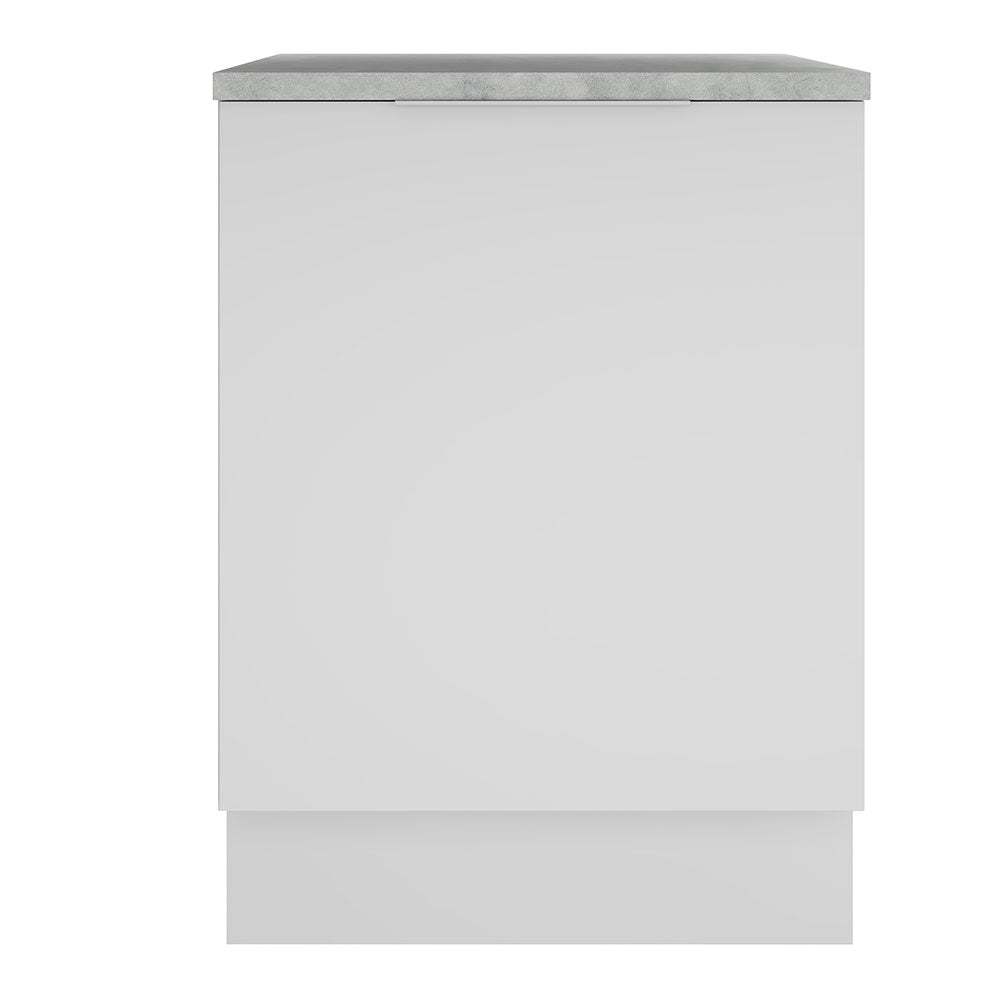 Balcão Madesa Stella 60 x 60 cm 1 Porta (Com Tampo) Branco