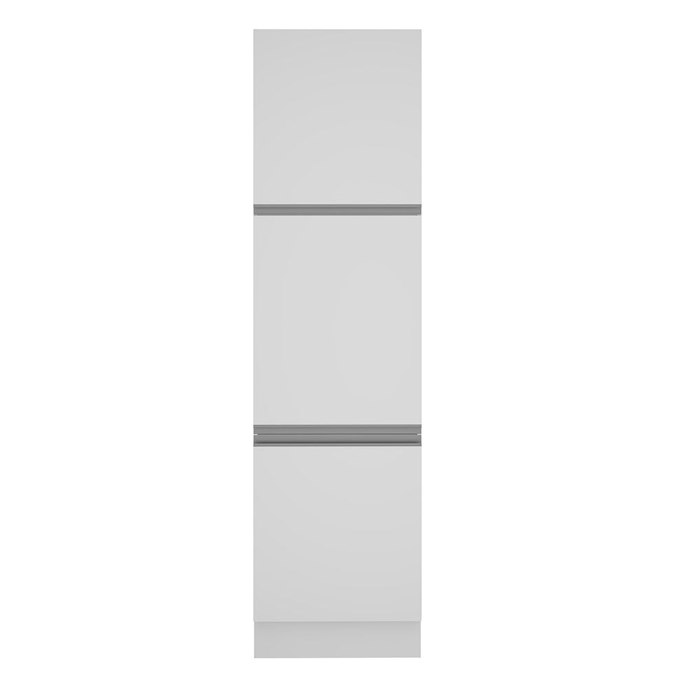 Paneleiro Madesa Glamy 60 x 60 cm 3 Portas Branco