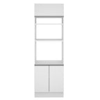Torre Quente Madesa Glamy 70 x 60 cm 3 Portas Branco