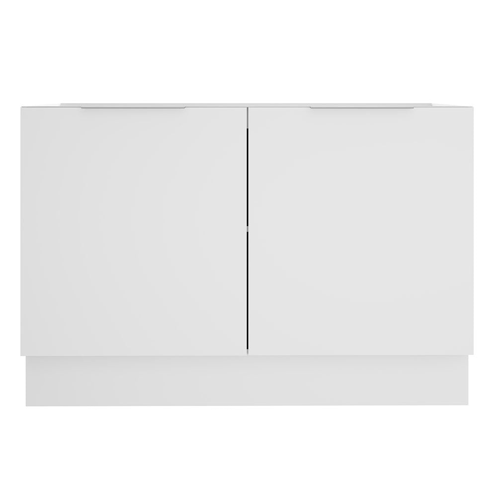Balcão Gabinete de Pia Madesa Stella 2 Portas (Sem Tampo e Pia) Branco