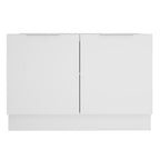 Balcão Gabinete de Pia Madesa Stella 2 Portas (Sem Tampo e Pia) Branco