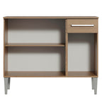Balcão Gabinete Madesa Emilly 3 Portas e 1 Gaveta Rustic