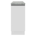 Balcão Madesa Glamy 35 cm 1 Porta Branco