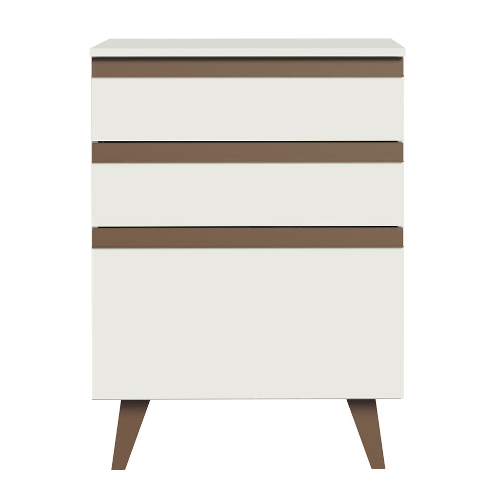Balcão Madesa Reims 60 cm 3 Gavetas Branco