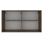 Armário Aéreo Madesa Stella 120 cm 2 Portas Rustic