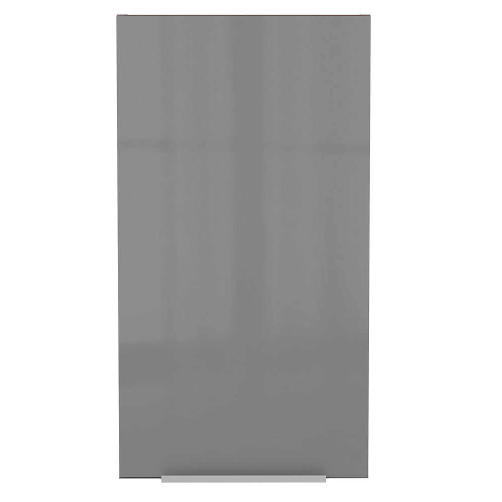 Armário Aéreo Madesa Lux 35 cm 1 Porta Rustic/Cinza