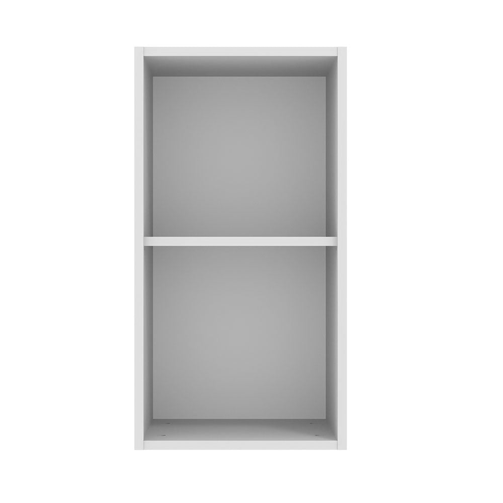 Armário Aéreo Madesa Lux 35 cm 1 Porta Branco/Branco Veludo