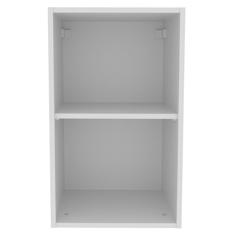 Armário Aéreo Madesa Acordes 100% MDF 40 cm 1 Porta Branco Brilho