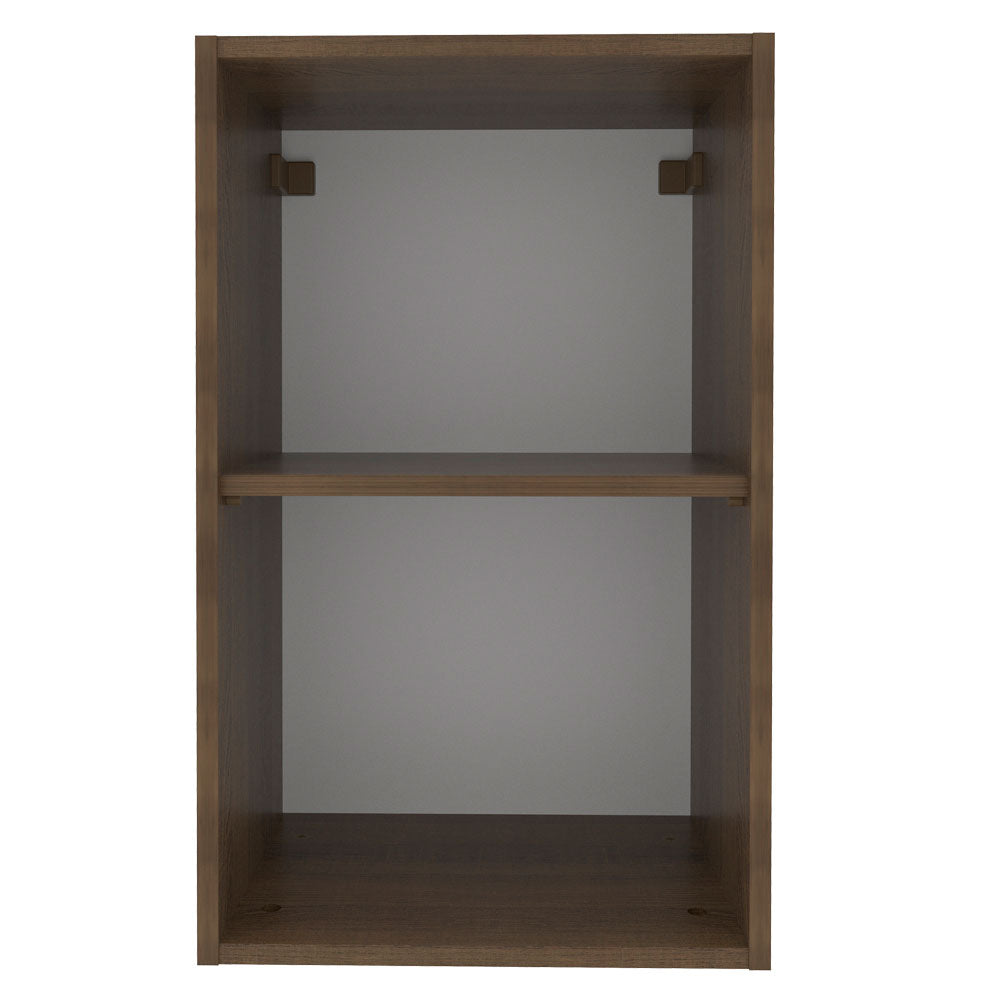 Armário Aéreo Madesa Glamy 40 cm 1 Porta Rustic/Branco