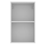 Armário Aéreo Madesa Glamy 40 cm 1 Porta Branco/Rustic