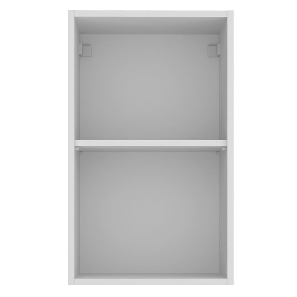 Armário Aéreo Madesa Stella 40 cm 1 Porta Branco/Rustic