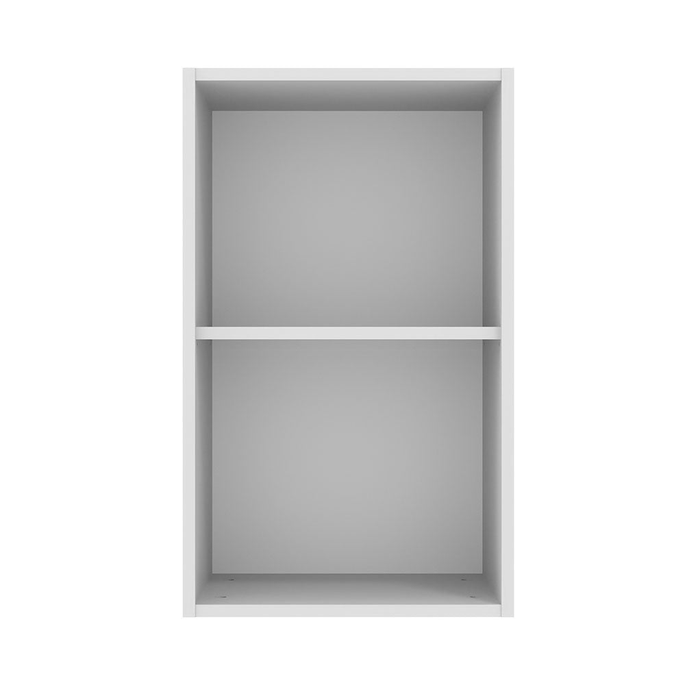 Armário Aéreo Madesa Lux 40 cm 1 Porta Branco/Branco Veludo