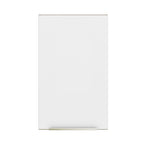 Armário Aéreo Madesa Lux 40 cm 1 Porta Rustic/Branco Veludo