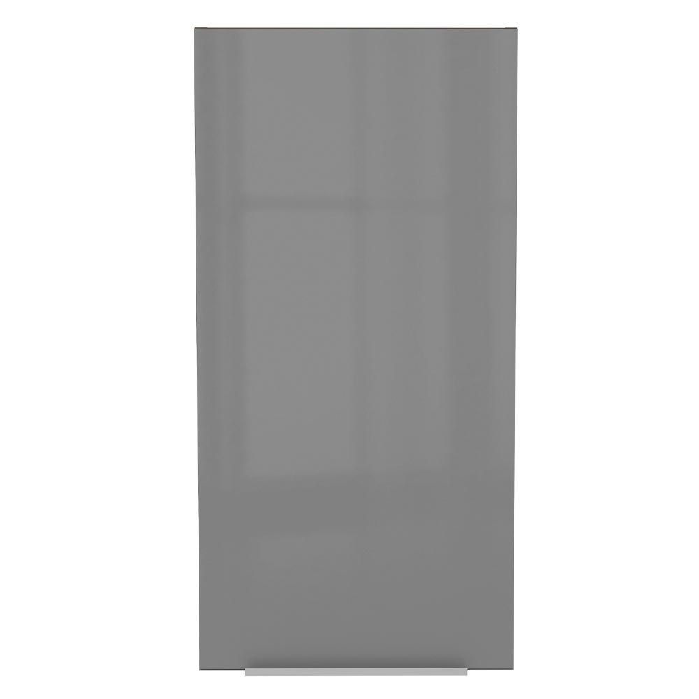 Armário Aéreo Madesa Lux 40 x 83 cm 1 Porta Rustic/Cinza