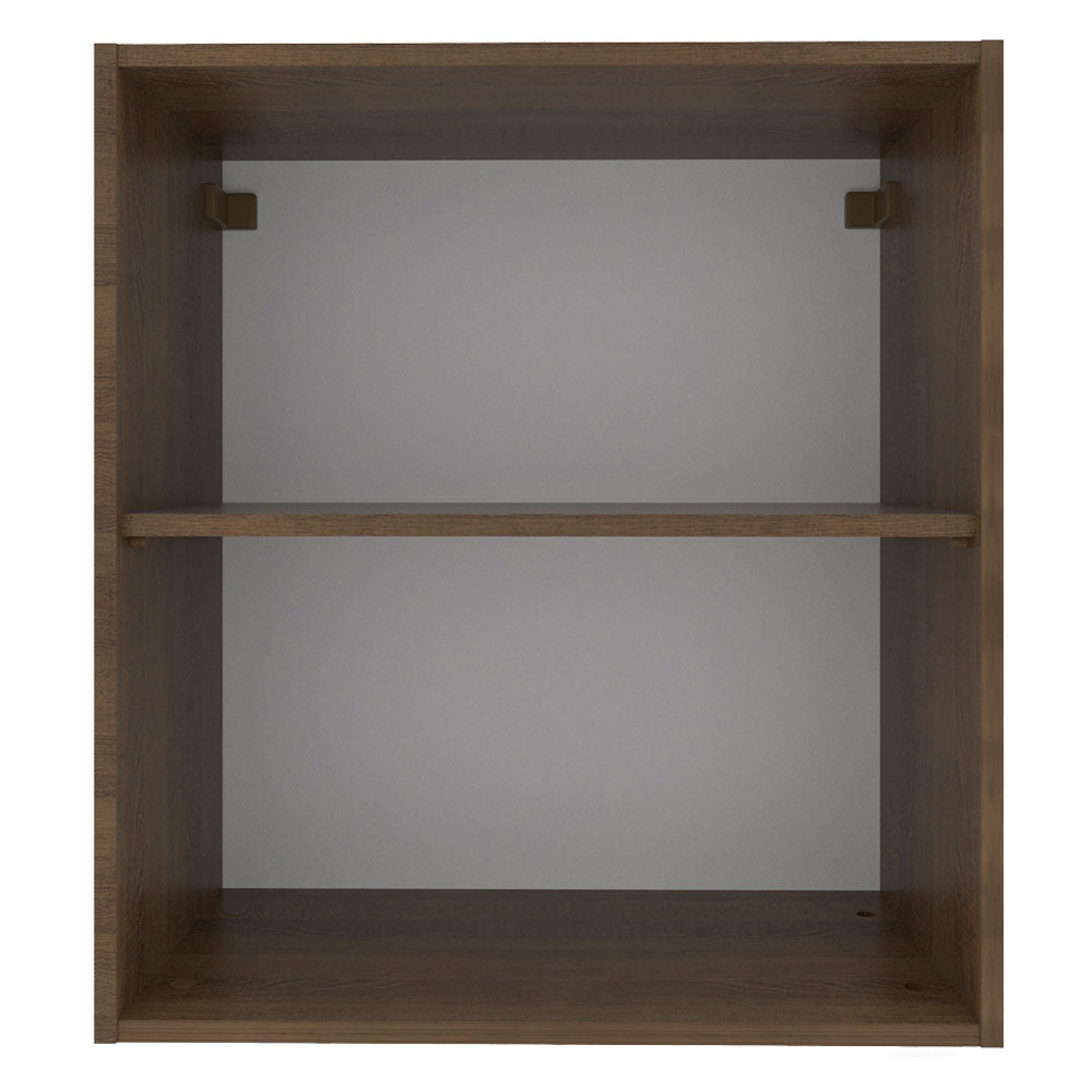 Armário Aéreo Madesa Glamy 60 cm 1 Porta Rustic/Branco