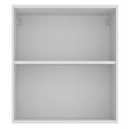 Armário Aéreo Madesa Glamy 60 cm 1 Porta Branco/Rustic