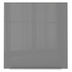 Armário Aéreo Madesa Lux 60 cm 1 Porta Rustic/Cinza